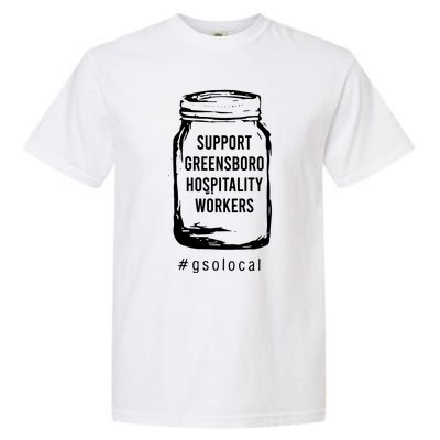 Support Greensboro Hospitality Workers Garment-Dyed Heavyweight T-Shirt