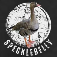 Specklebelly Goose Hunting Speck White 7 Panel Mesh Trucker Snapback Hat