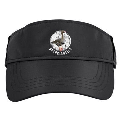 Specklebelly Goose Hunting Speck White Adult Drive Performance Visor