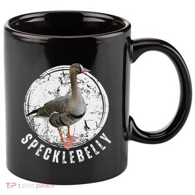 Specklebelly Goose Hunting Speck White 11oz C Handle Ceramic Mug