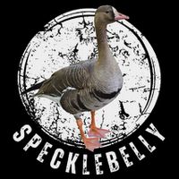 Specklebelly Goose Hunting Speck White Flat Bill Trucker Hat