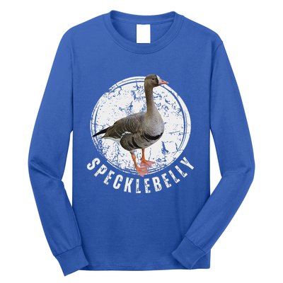Specklebelly Goose Hunting Speck White Long Sleeve Shirt