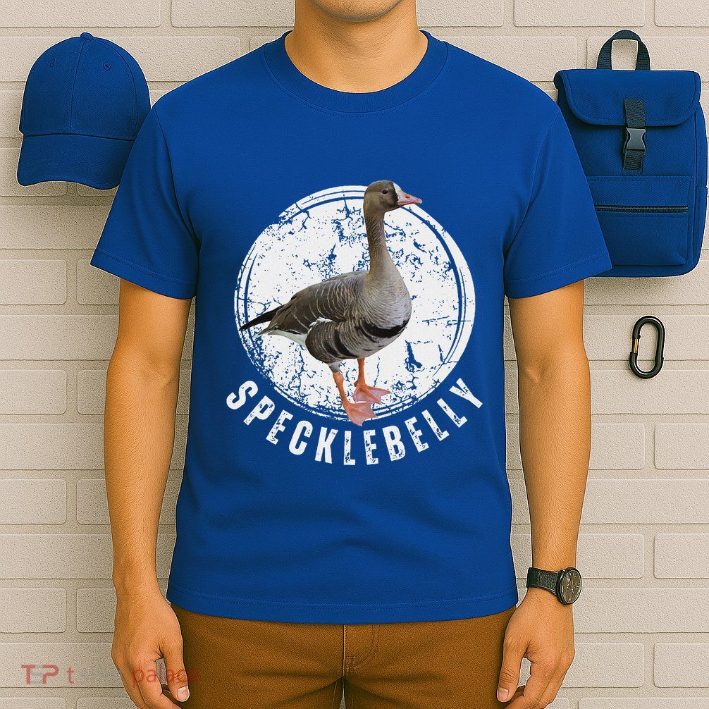 Specklebelly Goose Hunting Speck White T-Shirt