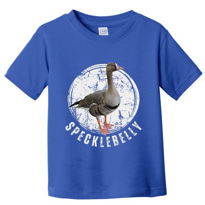 Specklebelly Goose Hunting Speck White Toddler T-Shirt