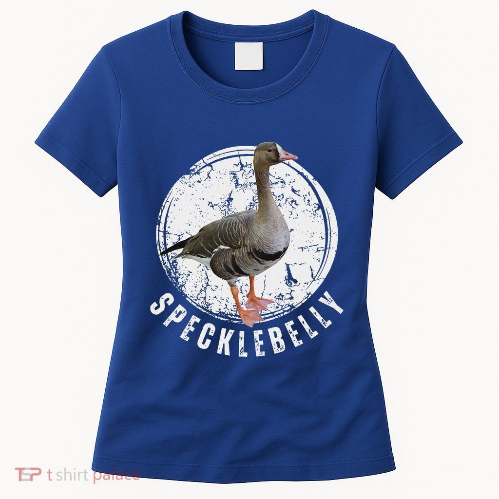 Specklebelly Goose Hunting Speck White Womens T-Shirt