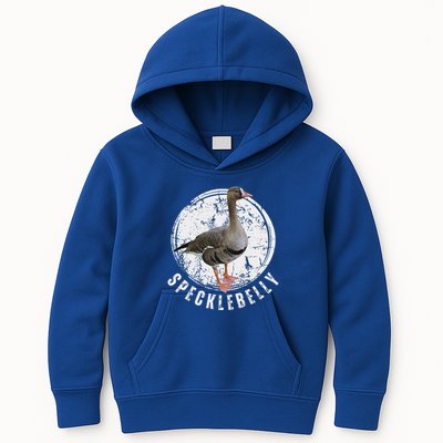 Specklebelly Goose Hunting Speck White Kids Hoodie