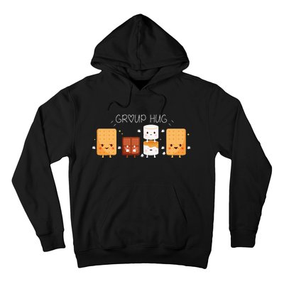 Smores Group Hug Camping Marshmallow Smores Hoodie