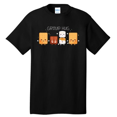 Smores Group Hug Camping Marshmallow Smores Tall T-Shirt