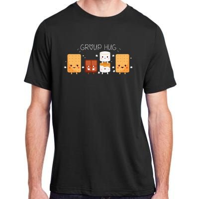 Smores Group Hug Camping Marshmallow Smores Adult ChromaSoft Performance T-Shirt