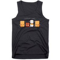 Smores Group Hug Camping Marshmallow Smores Tank Top