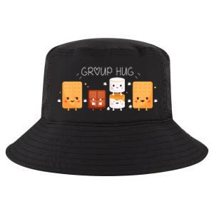 Smores Group Hug Camping Campfire Marshmallow Smores Cool Comfort Performance Bucket Hat