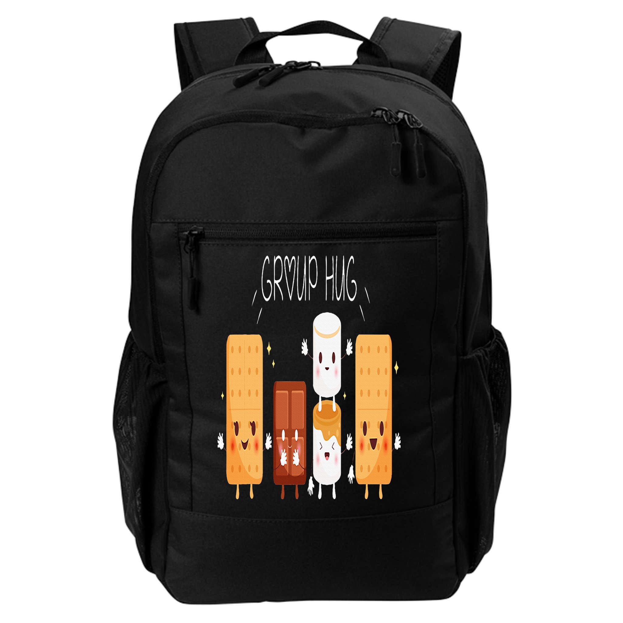 Smores Group Hug  Camping Campfire Marshmallow Smores Backpack