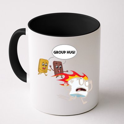 Smores Group Hug S’Mores Camping Food Marshmallows On Fire Mug