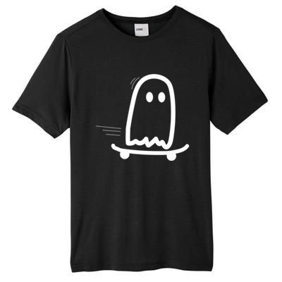 Skateboard Ghost Halloween Costume Funny Ghost Skateboarding Gift Tall Fusion ChromaSoft Performance T-Shirt