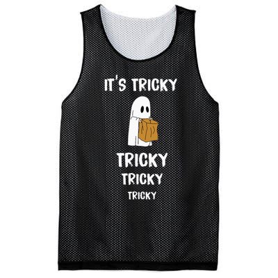 Spooky Ghost Halloween Costume for Trick or Treat Party Mesh Reversible Basketball Jersey Tank