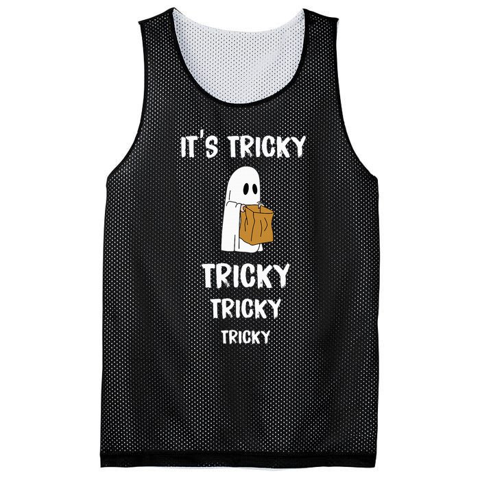 Spooky Ghost Halloween Costume for Trick or Treat Party Mesh Reversible Basketball Jersey Tank