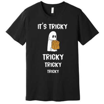 Spooky Ghost Halloween Costume for Trick or Treat Party Premium T-Shirt