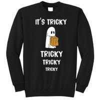 Spooky Ghost Halloween Costume for Trick or Treat Party Tall Sweatshirt