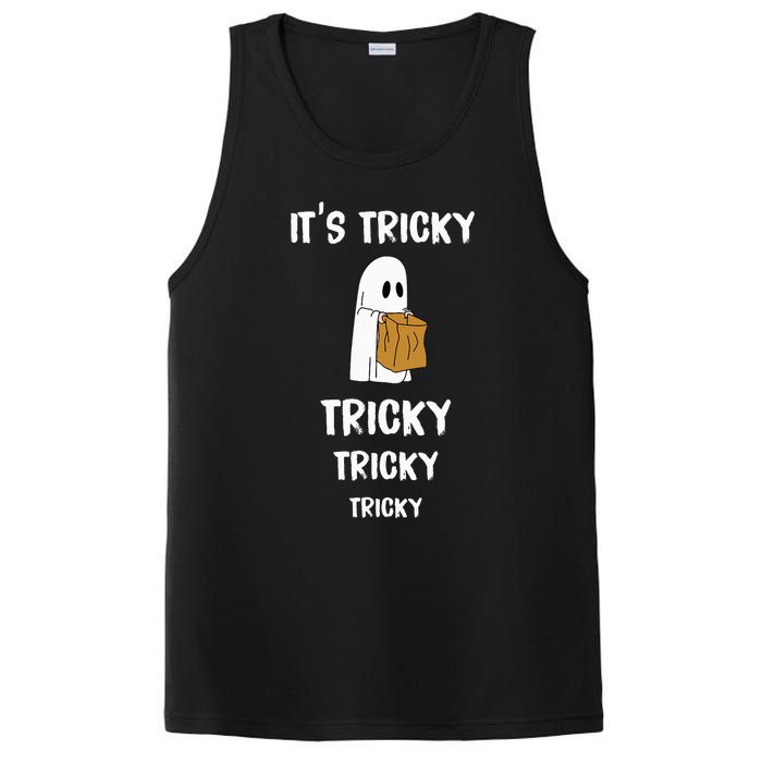 Spooky Ghost Halloween Costume for Trick or Treat Party PosiCharge Competitor Tank