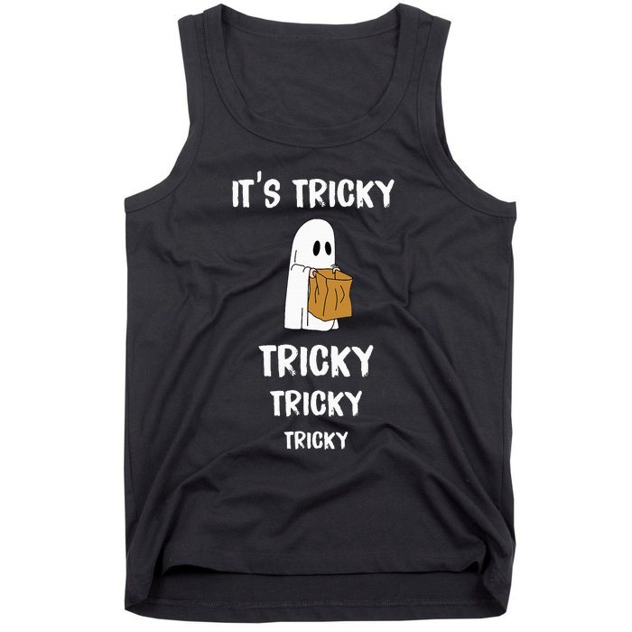 Spooky Ghost Halloween Costume for Trick or Treat Party Tank Top