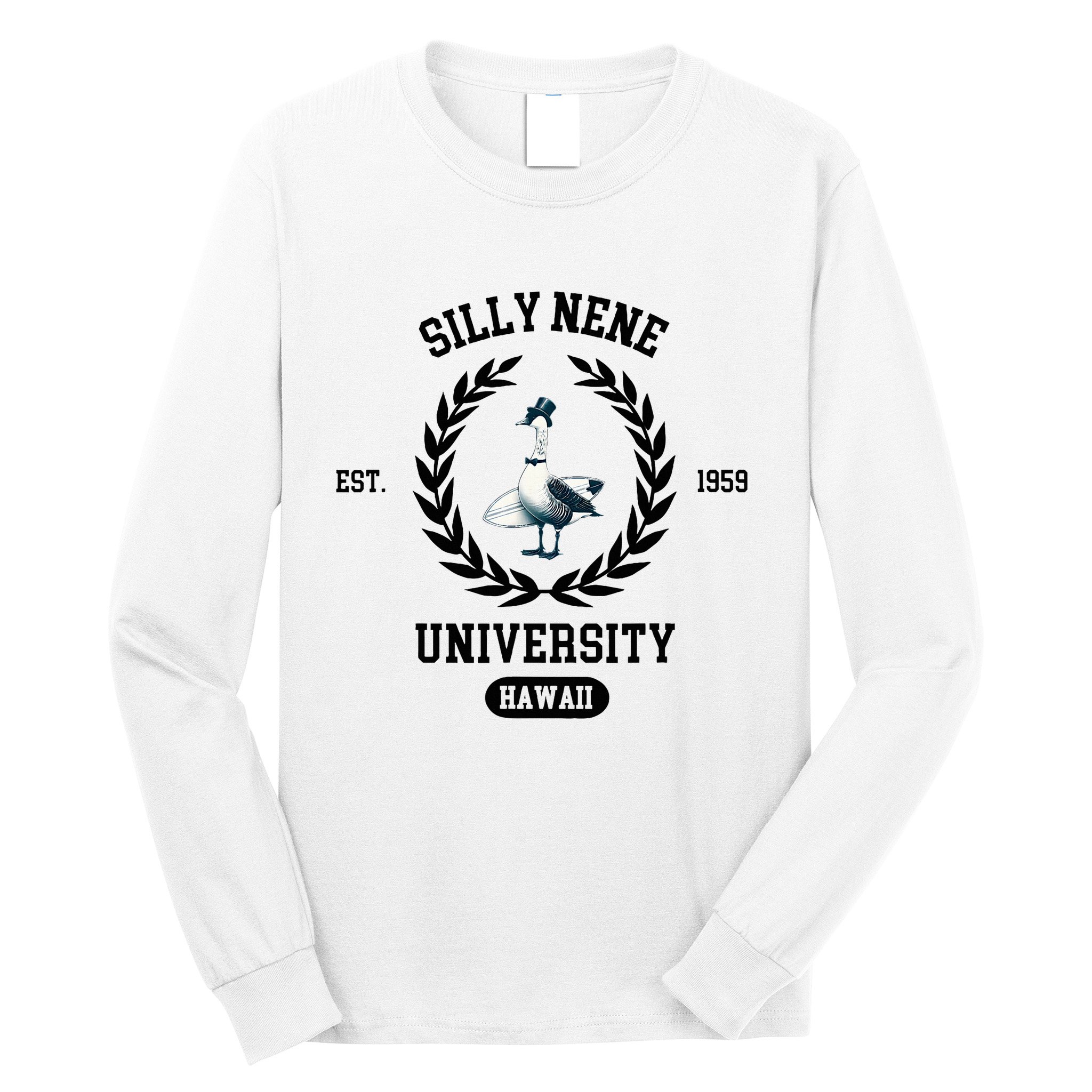 Silly Goose Hawaii Silly Nene Goose Long Sleeve Shirt