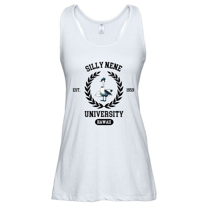 Silly Goose Hawaii Silly Nene Goose Ladies Essential Flowy Tank