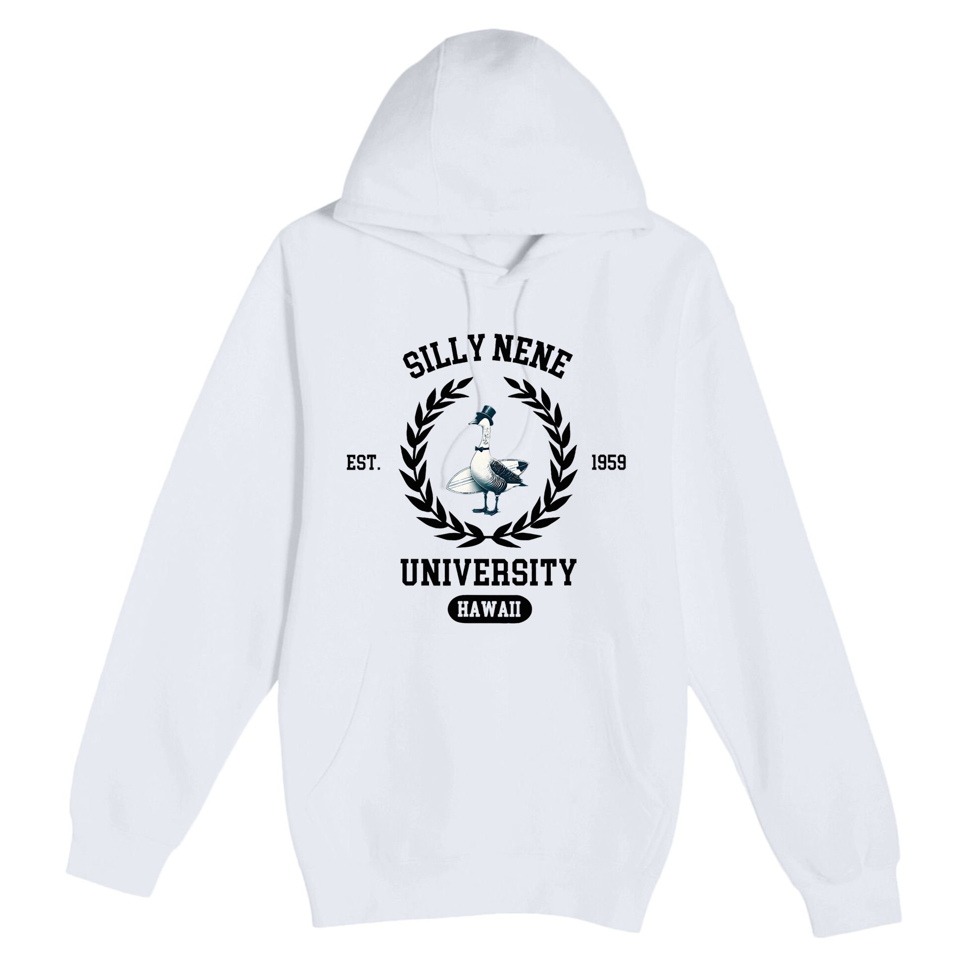 Silly Goose Hawaii Silly Nene Goose Premium Pullover Hoodie