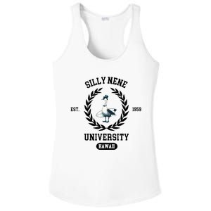 Silly Goose Hawaii Silly Nene Goose Ladies PosiCharge Competitor Racerback Tank