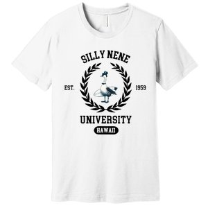 Silly Goose Hawaii Silly Nene Goose Premium T-Shirt