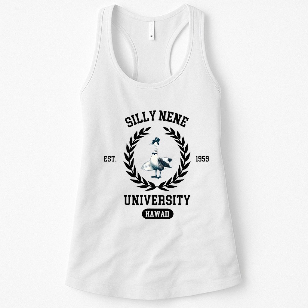 Silly Goose Hawaii Silly Nene Goose Womens Tank Top
