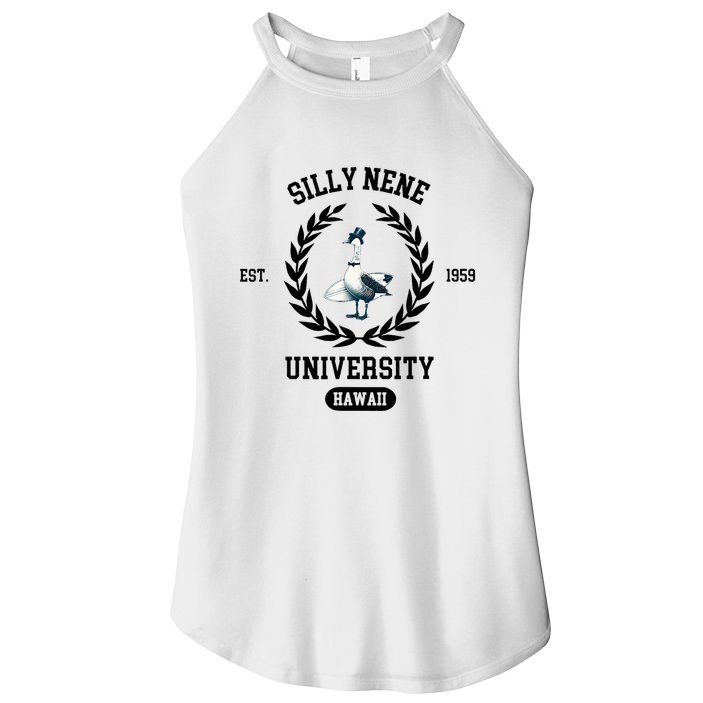 Silly Goose Hawaii Silly Nene Goose Women's Perfect Tri Rocker Tank