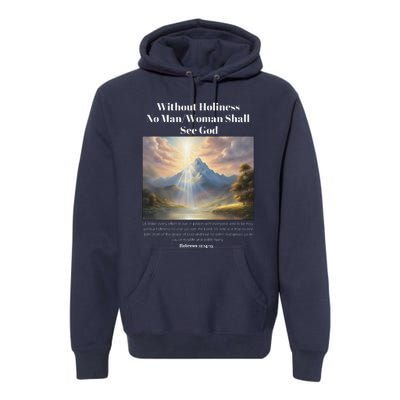 Seeing God In Holiness Premium Hoodie