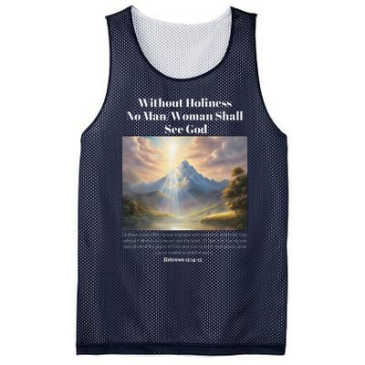 Seeing God In Holiness Mesh Reversible Basketball Jersey Tank