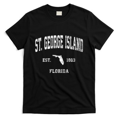 St. George Island Florida Fl Vintage Athletic T-Shirt