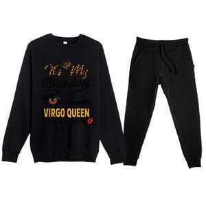 September Girl Its My Birthday Virgo Queen Bday Premium Crewneck Sweatsuit Set