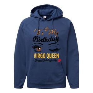 September Girl Its My Birthday Virgo Queen Bday Performance Fleece Hoodie