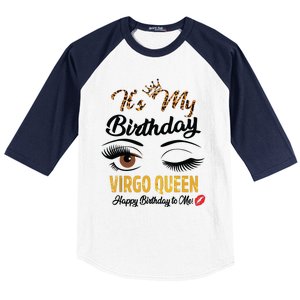 September Girl Its My Birthday Virgo Queen Bday Baseball Sleeve Shirt