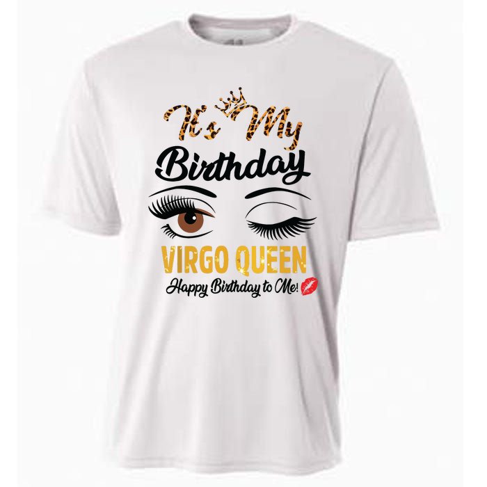 September Girl Its My Birthday Virgo Queen Bday Cooling Performance Crew T-Shirt