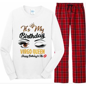 September Girl Its My Birthday Virgo Queen Bday Long Sleeve Pajama Set