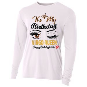 September Girl Its My Birthday Virgo Queen Bday Cooling Performance Long Sleeve Crew