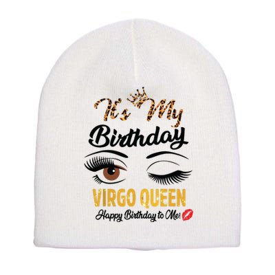 September Girl Its My Birthday Virgo Queen Bday Short Acrylic Beanie