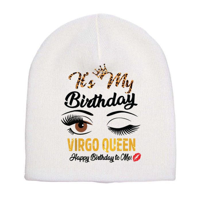 September Girl Its My Birthday Virgo Queen Bday Short Acrylic Beanie