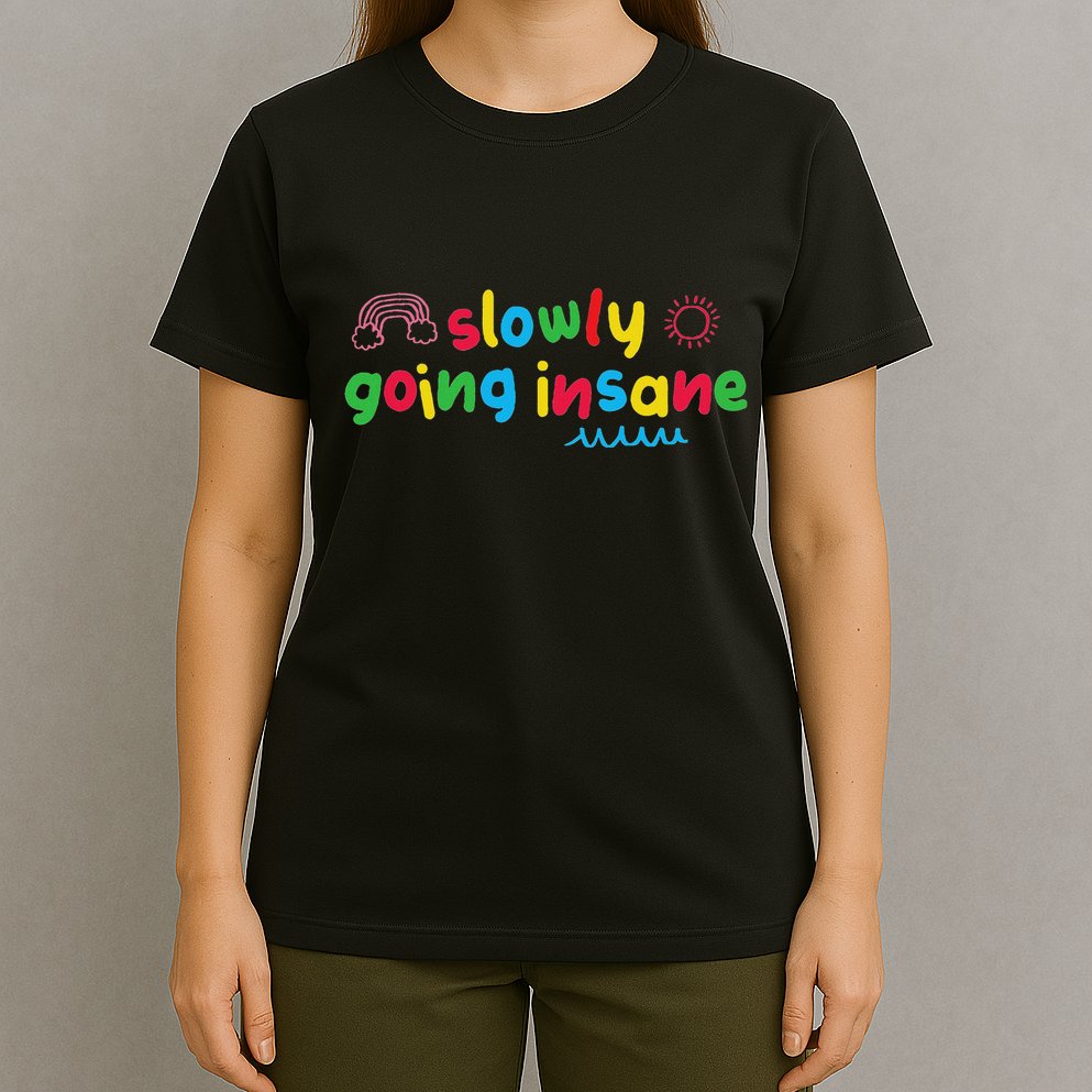 Slowly Going Insane Kidcore Clowncore Aesthetic T-Shirt