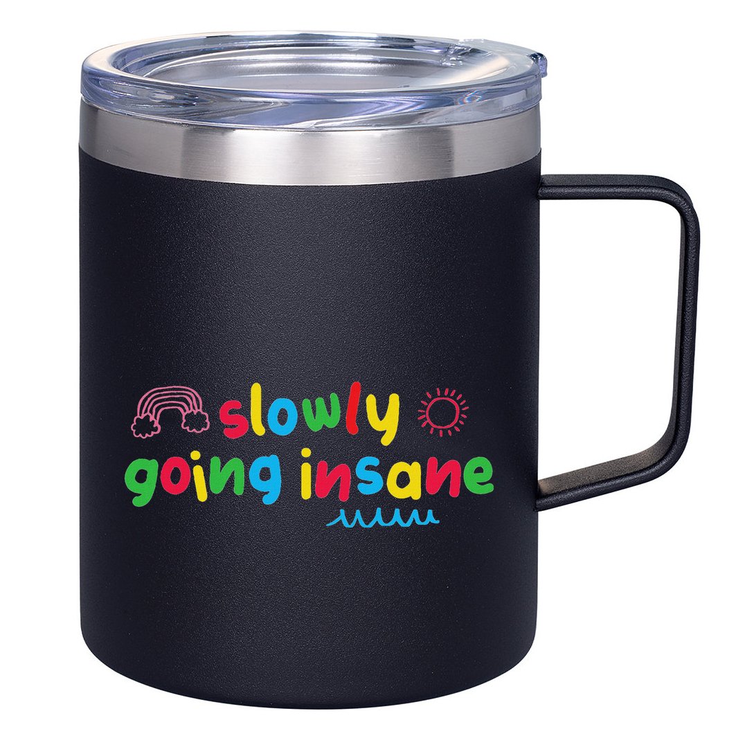 Slowly Going Insane Kidcore Clowncore Aesthetic 12oz Stainless Steel Coffee Mug