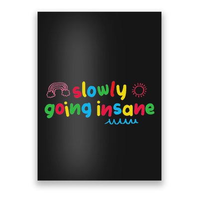 Slowly Going Insane Kidcore Clowncore Aesthetic Poster