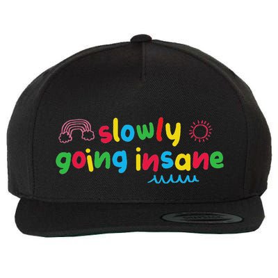 Slowly Going Insane Kidcore Clowncore Aesthetic Wool Snapback Cap