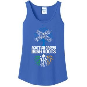 Scottish Grown Irish Roots Scotland Ireland Gift Ladies Essential Tank