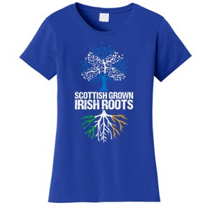 Scottish Grown Irish Roots Scotland Ireland Gift Women's T-Shirt