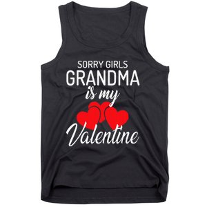 Sorry Grandma Is My Valentine Valentines Day Tank Top