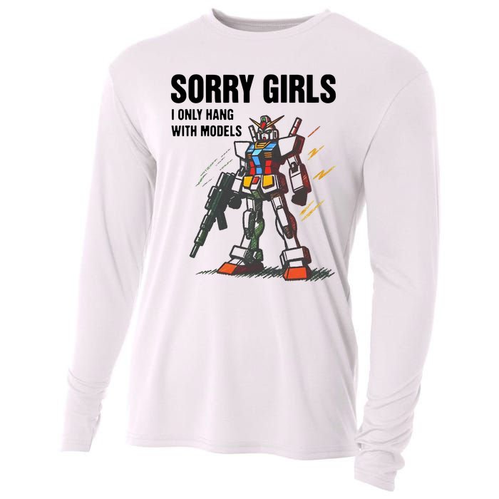 Sorry Girl I Only Hang With Models Cooling Performance Long Sleeve Crew